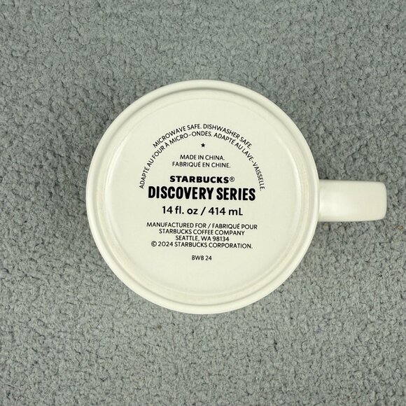 Starbucks Mug Discovery Series New York State 14 fl oz White Blue 2024 Coffee - Picture 7 of 11